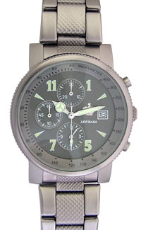 D311-34305
Case material: steel
Braclet material: steel(plated)
Movement type: quartz-mechanical chronograph