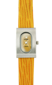 D77-15135
Case material: alloy
Braclet material: genuine leather
Movement type: quartz-mechanical