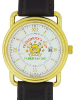 Часы с символикой заказчика.  Presidents Cup Tajikistan 2005.